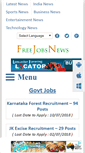 Mobile Screenshot of freejobsnews.com